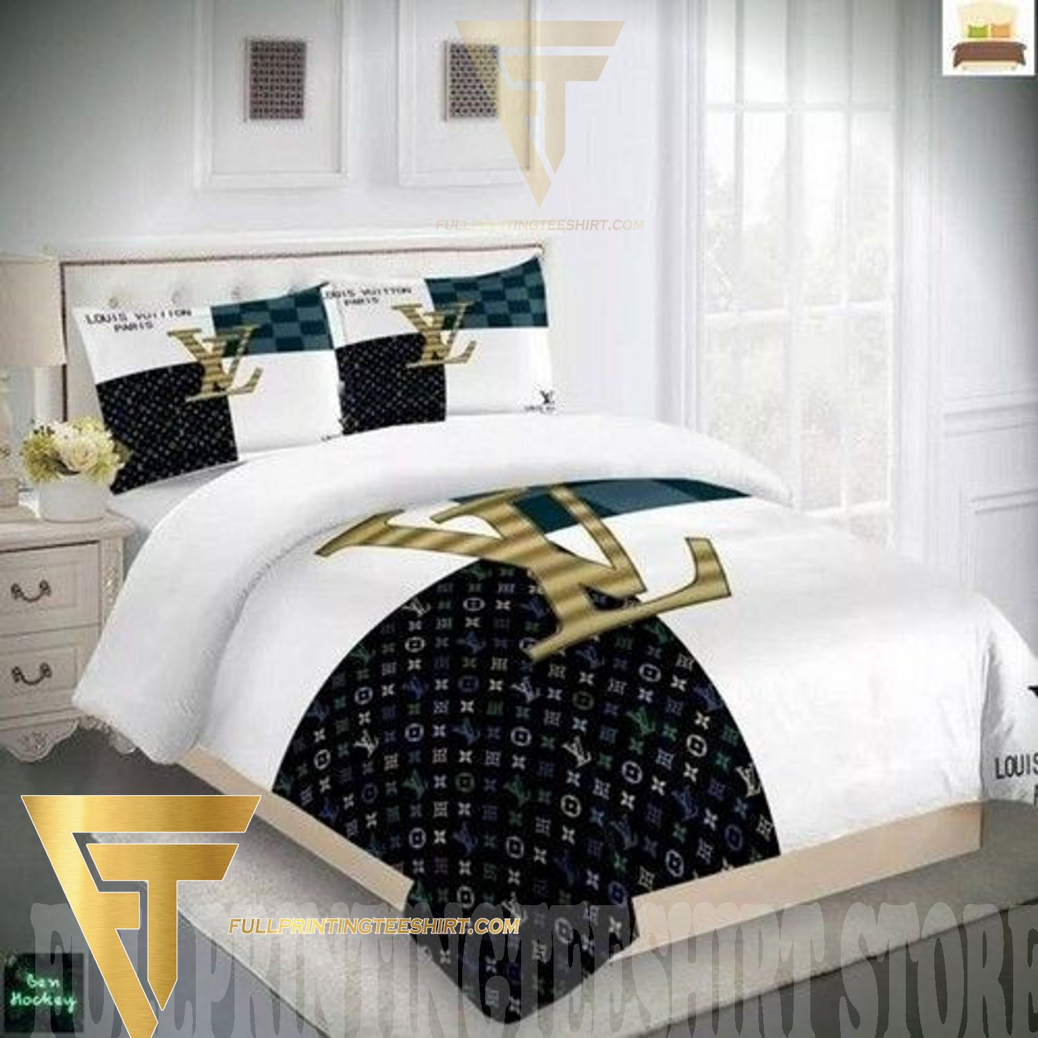 Buy Louis Vuitton Brands 14 Bedding Set Bed Sets, Bedroom Sets